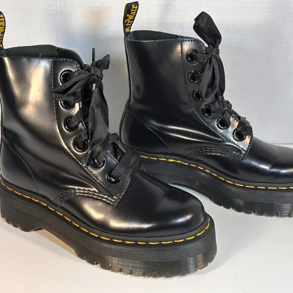 Dr.Martens Combat Boots L-8 - Picture 15 of 16